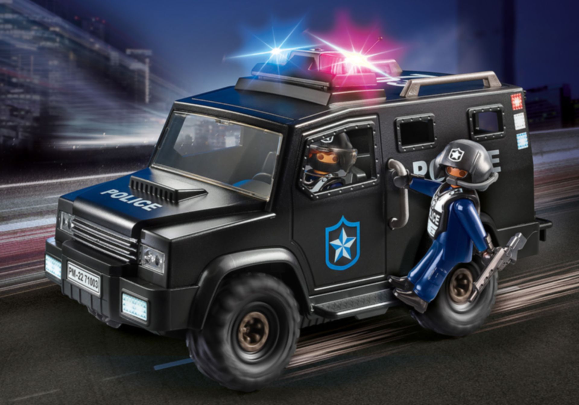 Playmobil® City Action Tactical Unit Vehicle gameplay