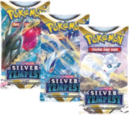 Pokémon TCG: sword and shield - Silver Tempest Three-Booster Blister boîte