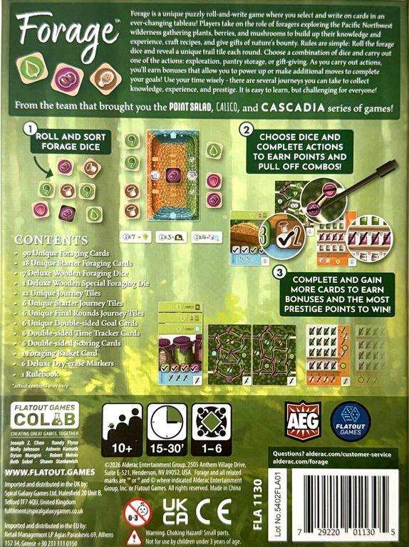 Forage back of the box