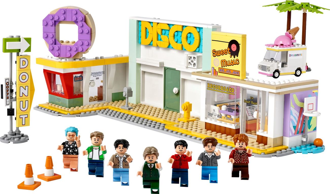 LEGO® Ideas BTS Dynamite partes