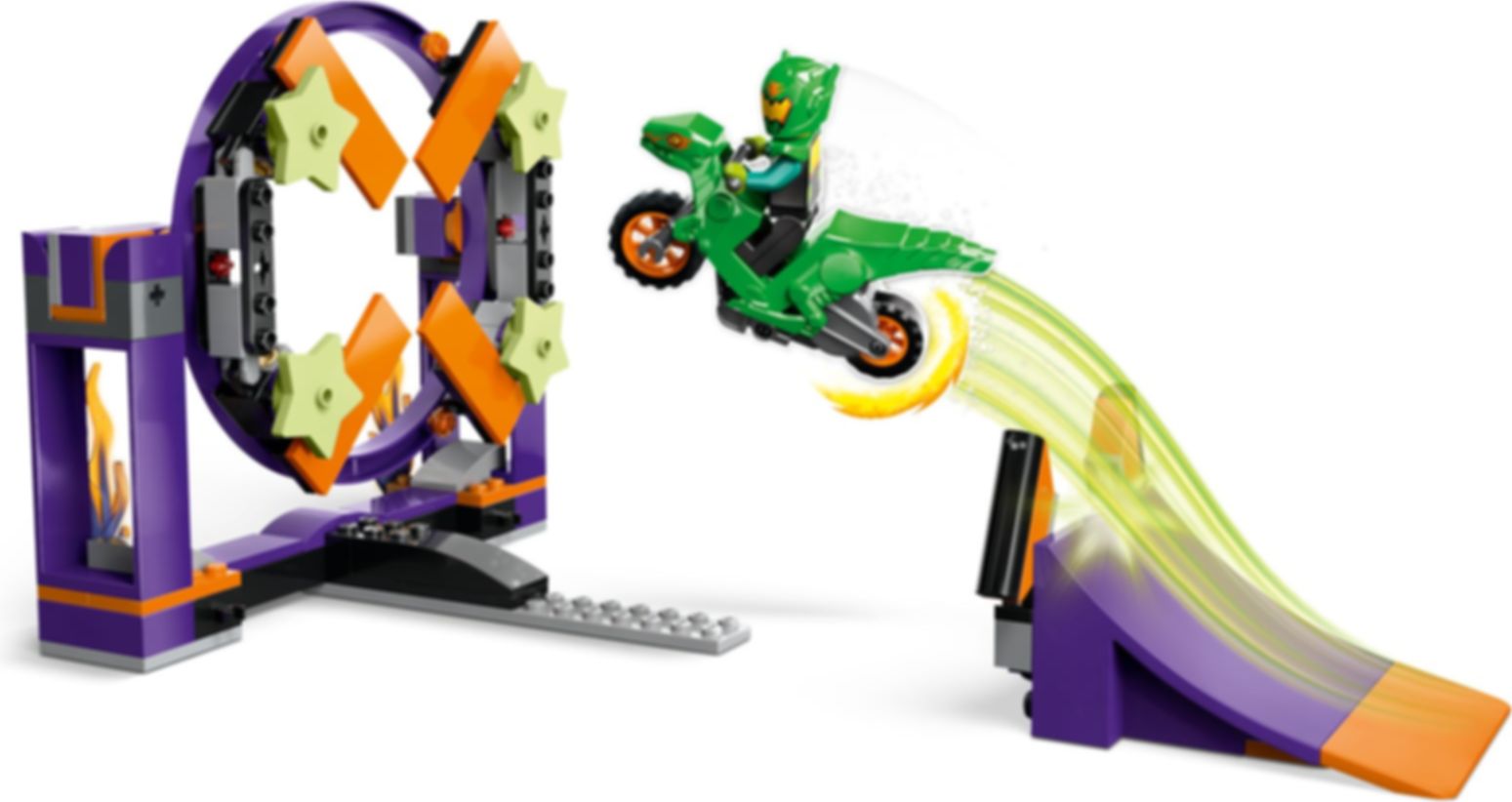 LEGO® City Dunk Stunt Ramp Challenge gameplay