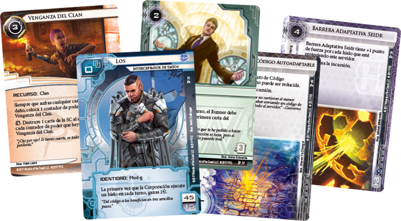 Android: Netrunner – Estación Uno cartas