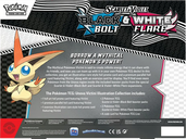 Pokémon Tcg: Scarlet & Violet - Black Bolt/White Flare Illustration Collection: Victini back of the box