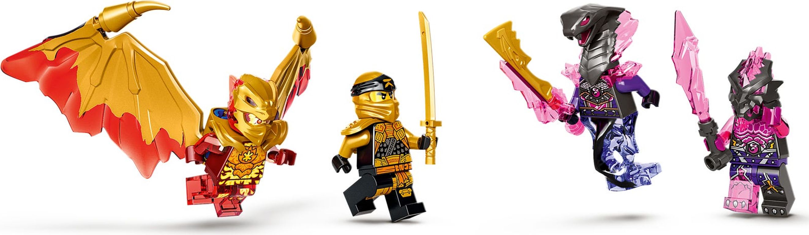 LEGO® Ninjago Cole’s Dragon Cruiser minifigures