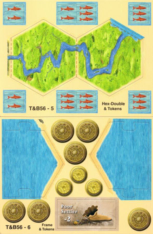 Catan: Traders & Barbarians – 5-6 Player Extension componenti