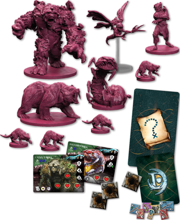 Maladum: Beasts of Enveron components