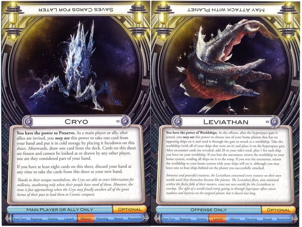 Cosmic Encounter: Cosmic Incursion cartas