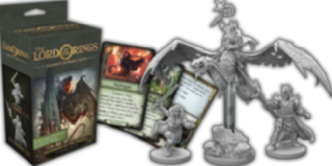 The Lord of the Rings: Journeys in Middle-Earth – Scourges of the Wastes Figure Pack components