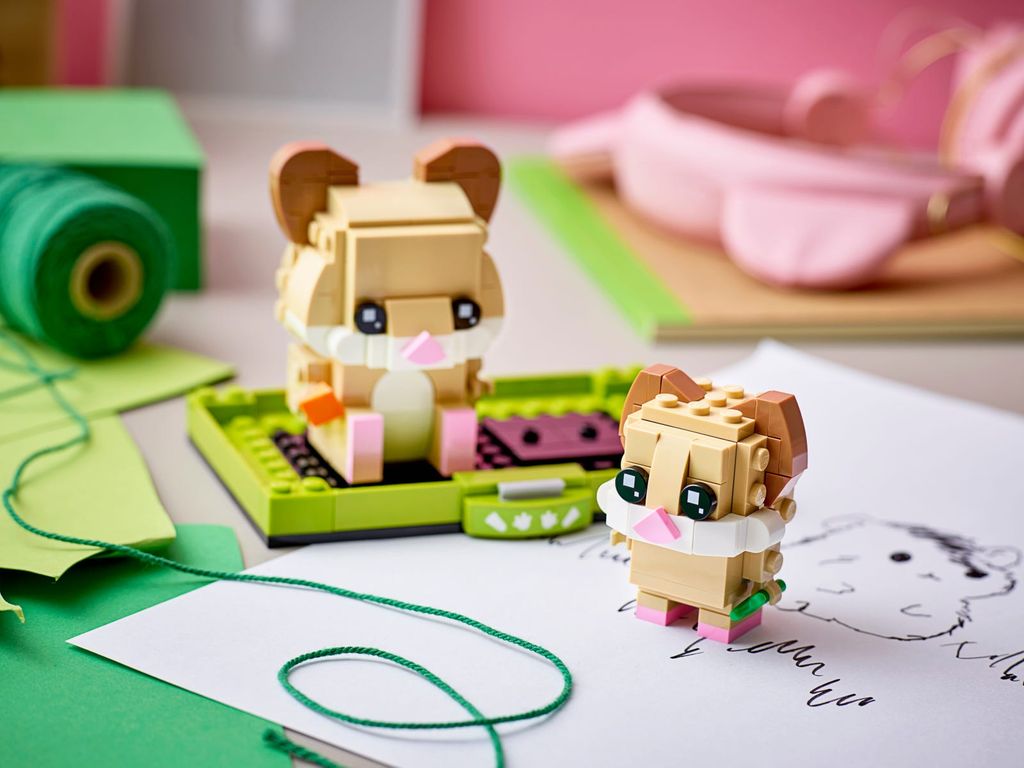 LEGO® BrickHeadz™ Hamster speelwijze