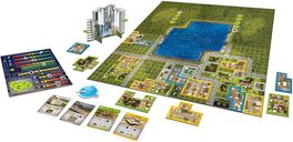 Cities: Skylines - The Board Game components