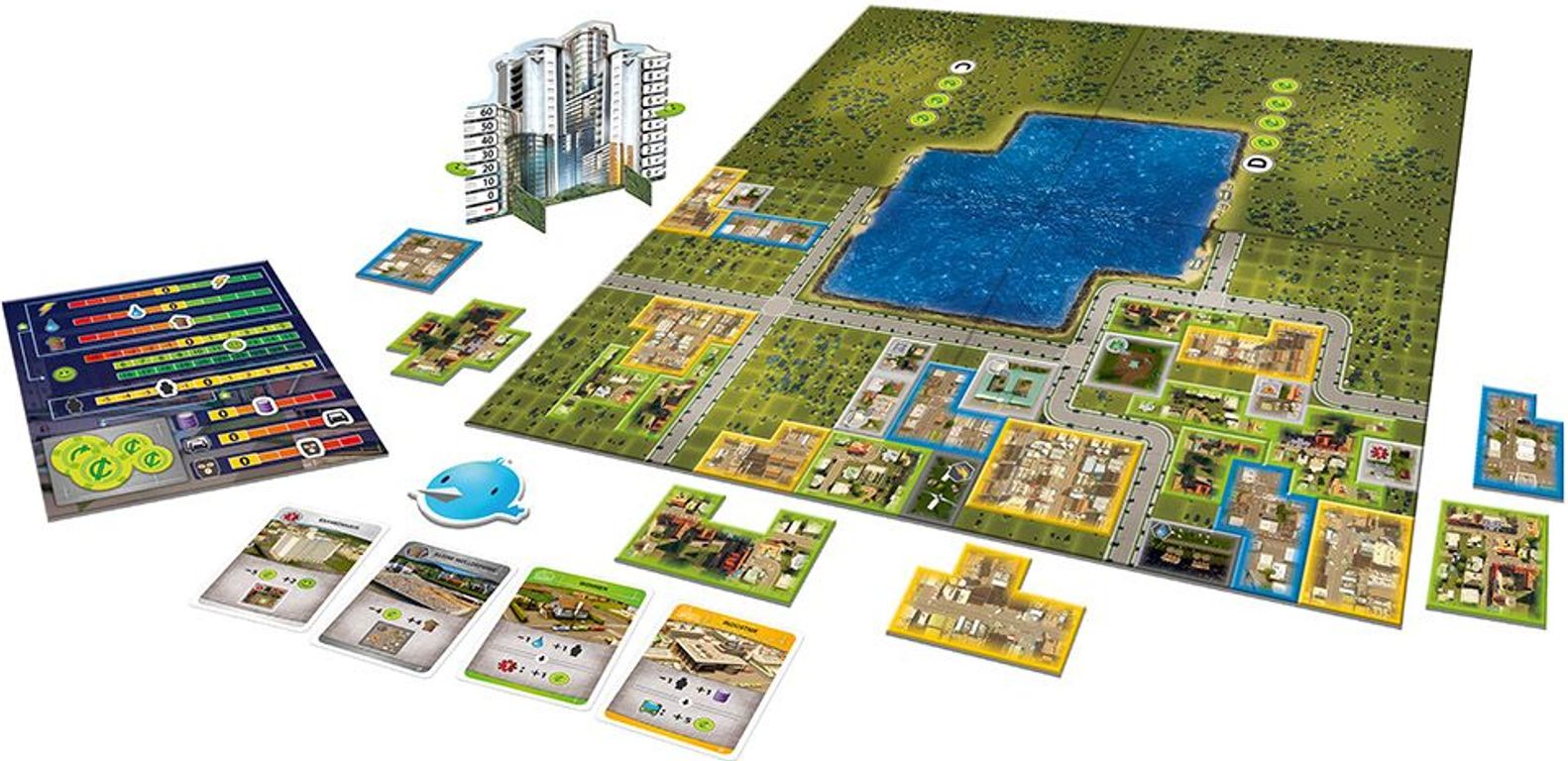 Cities: Skylines - The Board Game partes