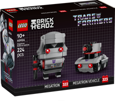 LEGO® BrickHeadz™ Robot e veicolo Megatron