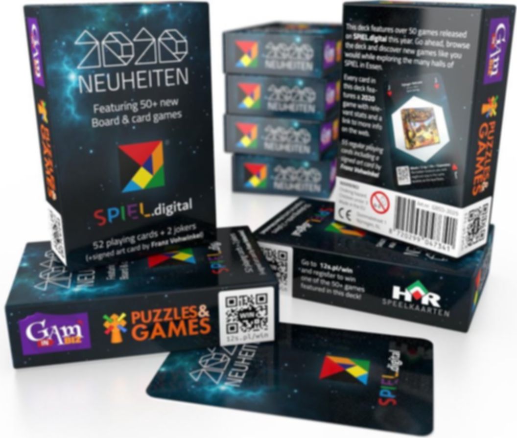 SPIEL.digital 2020 Neuheiten Playing Cards componenten