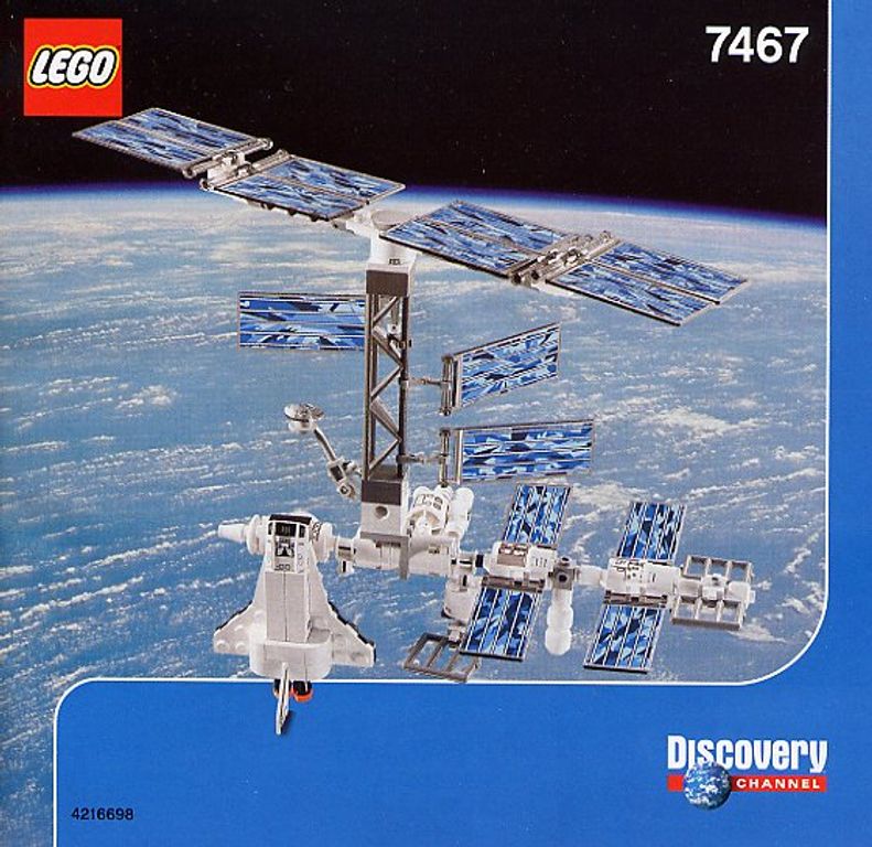 International Space Station back of the box