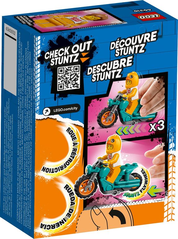 LEGO® City Chicken Stunt Bike back of the box