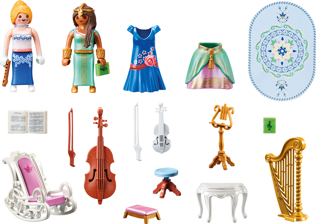 Playmobil® Princess Music Room components
