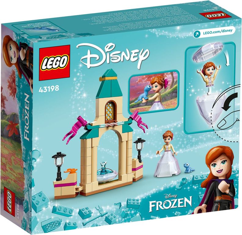 LEGO® Disney La cour du château d’Anna dos de la boîte