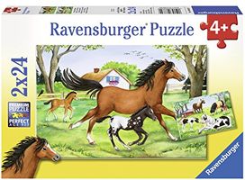 2 puzzles - World of Horses