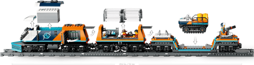 LEGO® City Explorers' Arctic Polar Express Train vehicle