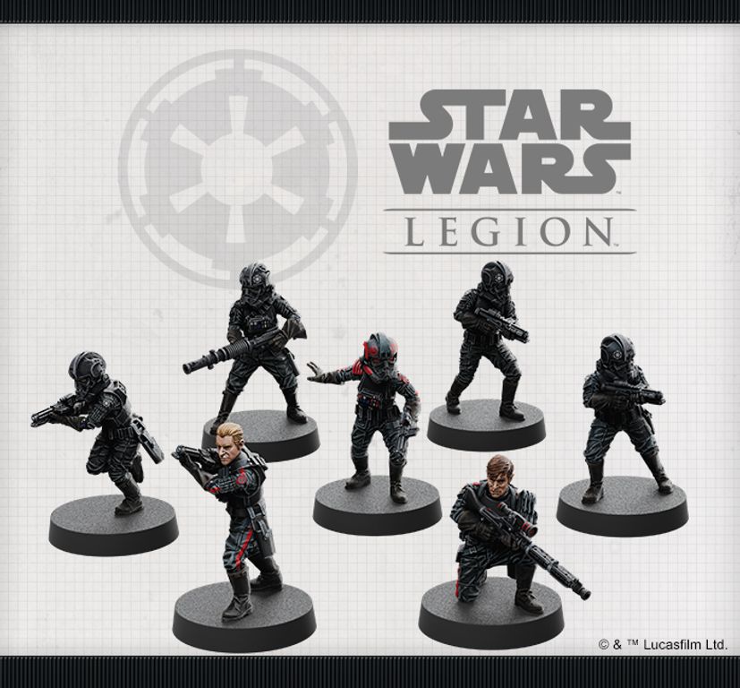 Star Wars Legión - Escuadrón Infernal Expansión de Unidad miniaturas
