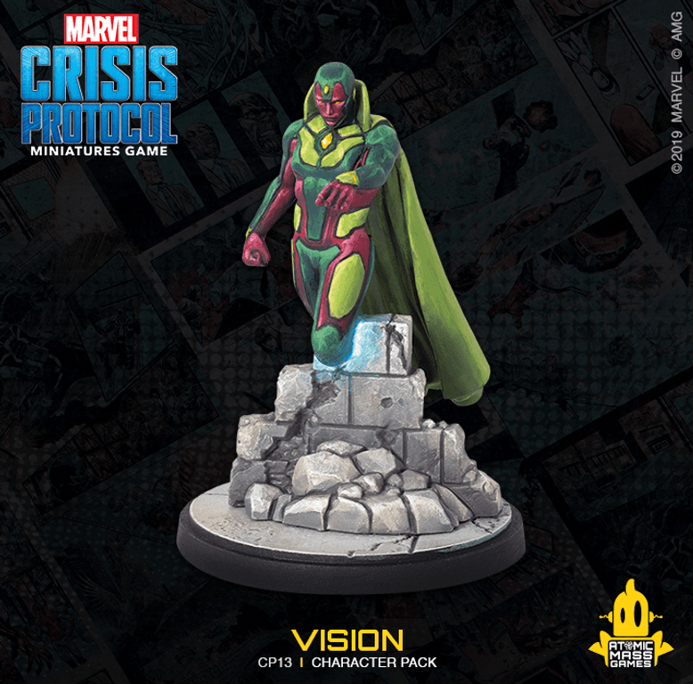 Marvel: Crisis Protocol – Vision and Winter Soldier miniature