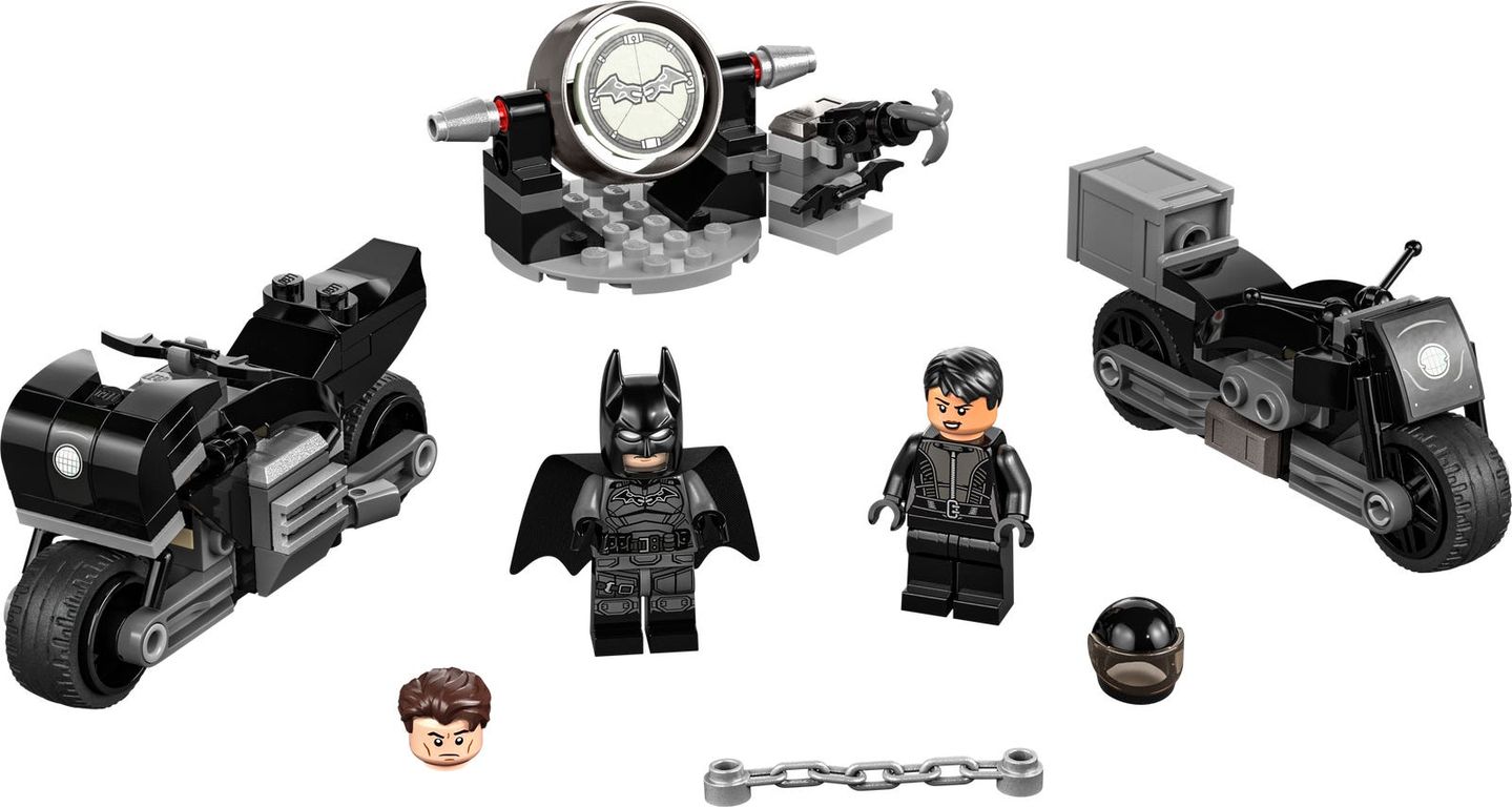 LEGO® DC Superheroes Batman™ & Selina Kyle™ Motorcycle Pursuit components