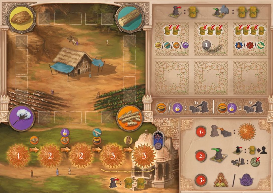 Agra game board