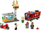 LEGO® City L'intervention des pompiers au restaurant de hamburgers composants
