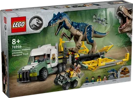 LEGO® Jurassic World Misiones Dinosaurio: Camión de Transporte del Allosaurus