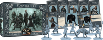 A Song of Ice & Fire: Tabletop Miniatures Game – Stark Heroes II componenti