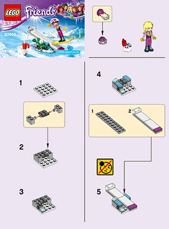 LEGO® Friends Snowboard Tricks manual