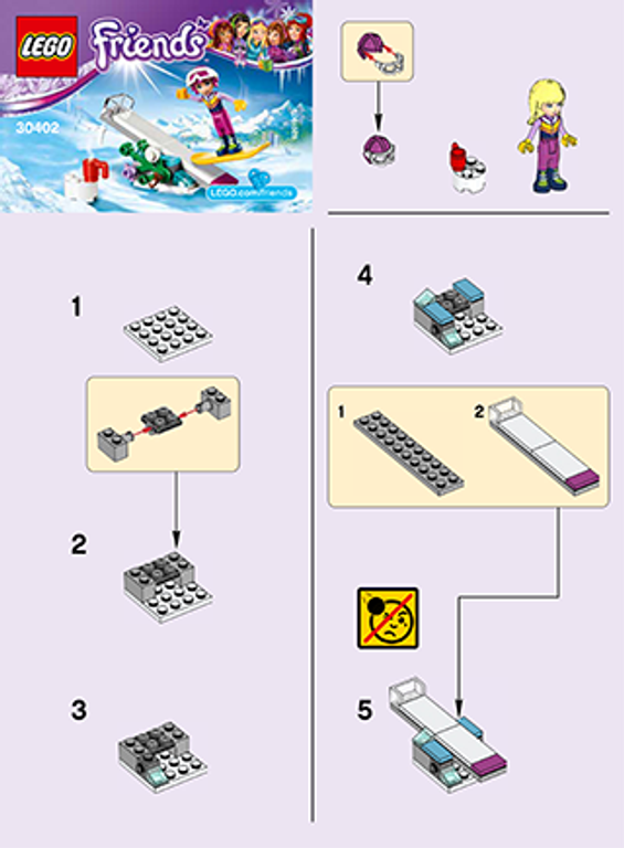 LEGO® Friends Snowboard Tricks handleiding