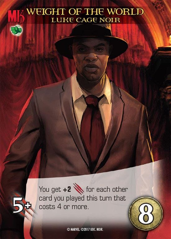 Legendary: A Marvel Deck Building Game – Marvel Noir Luke Cage carta