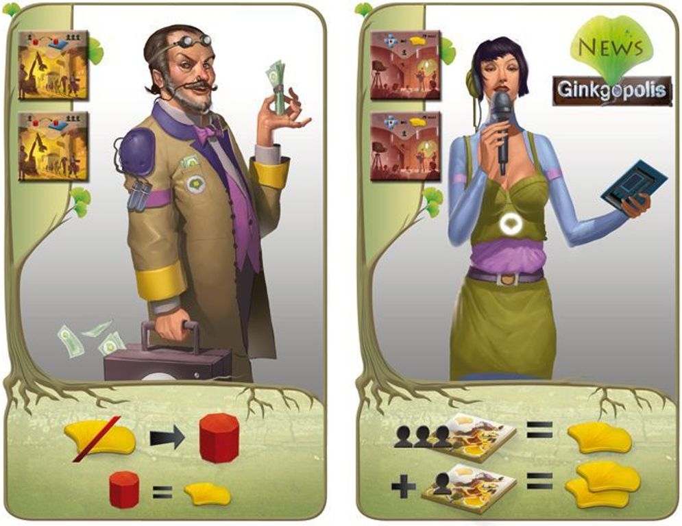 Ginkgopolis: The Experts cards