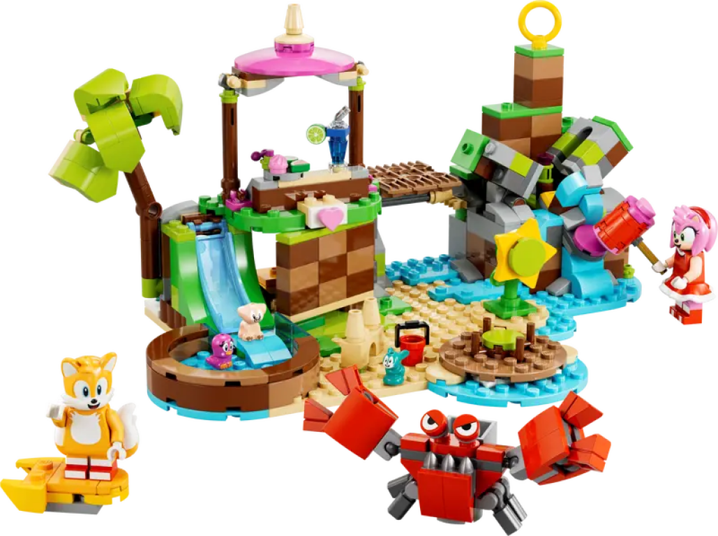 LEGO® Sonic The Hedgehog Amys Tierrettungsinsel komponenten