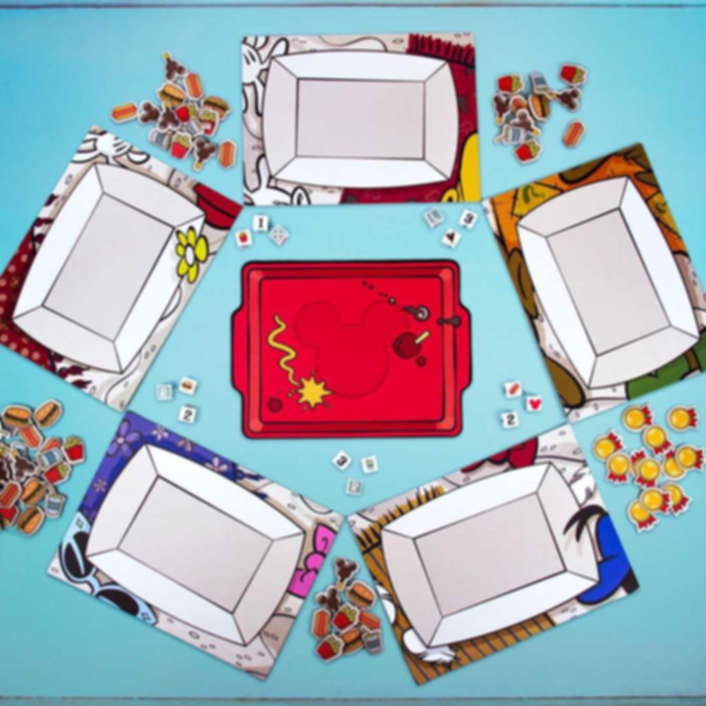 Mickey and Friends Food Fight game board