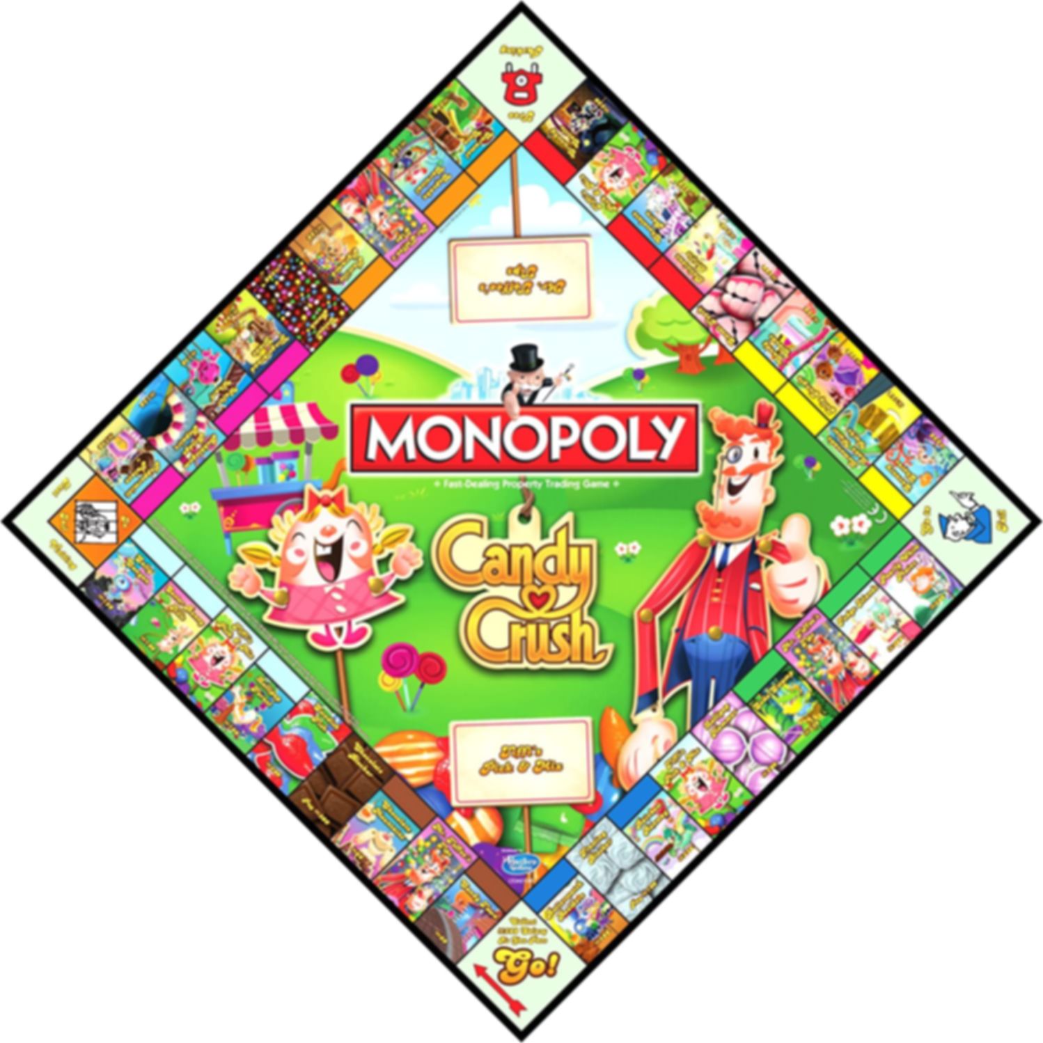 Monopoly Candy Crush game board