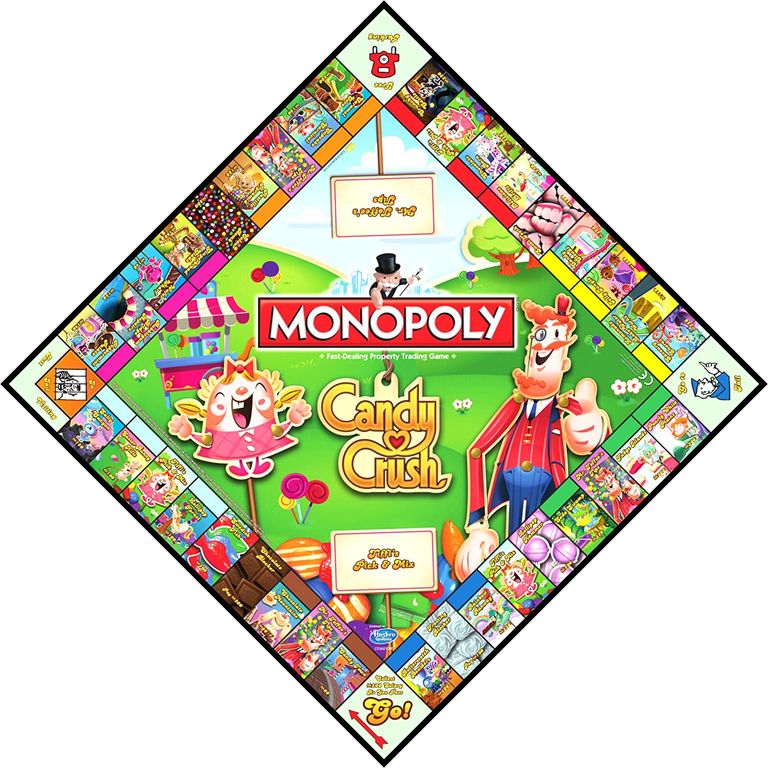 Monopoly Candy Crush plateau de jeu