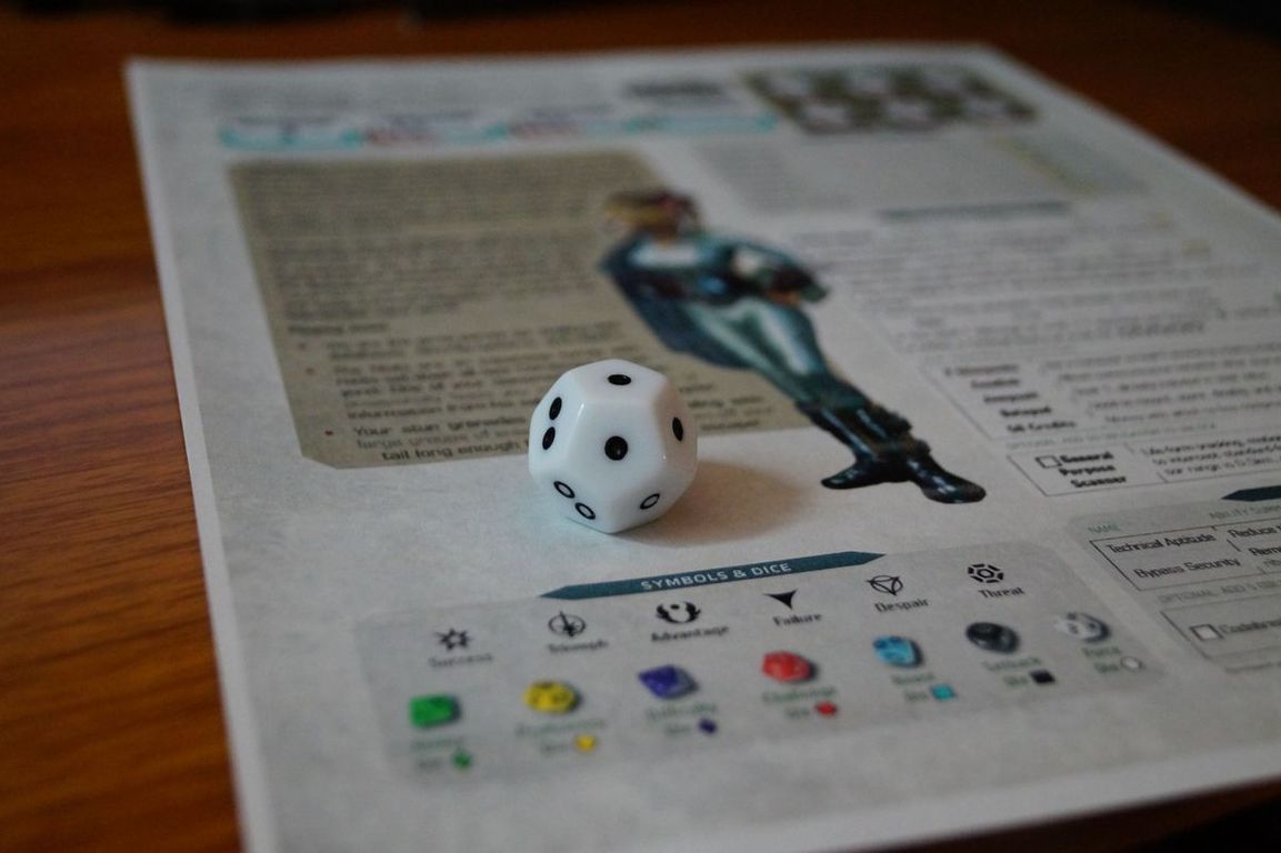 Star Wars Roleplaying Dice jugabilidad