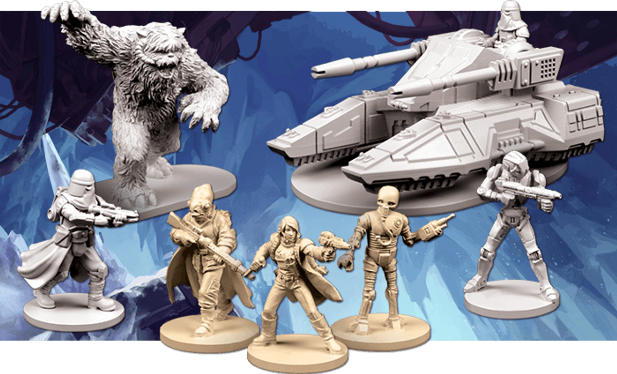 Star Wars: Imperial Assault - Regreso a Hoth miniaturas