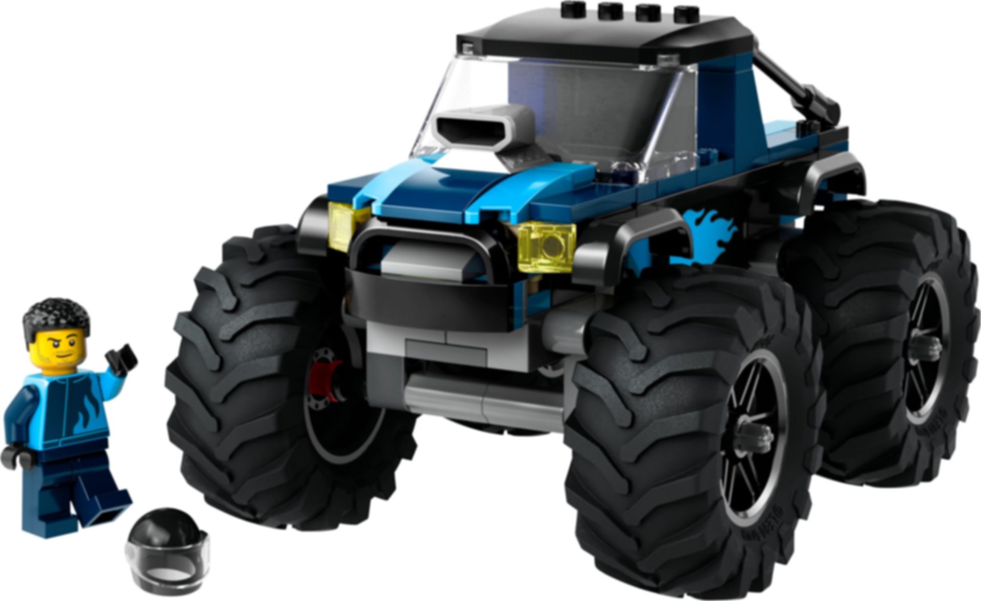LEGO® City Blue Monster Truck components