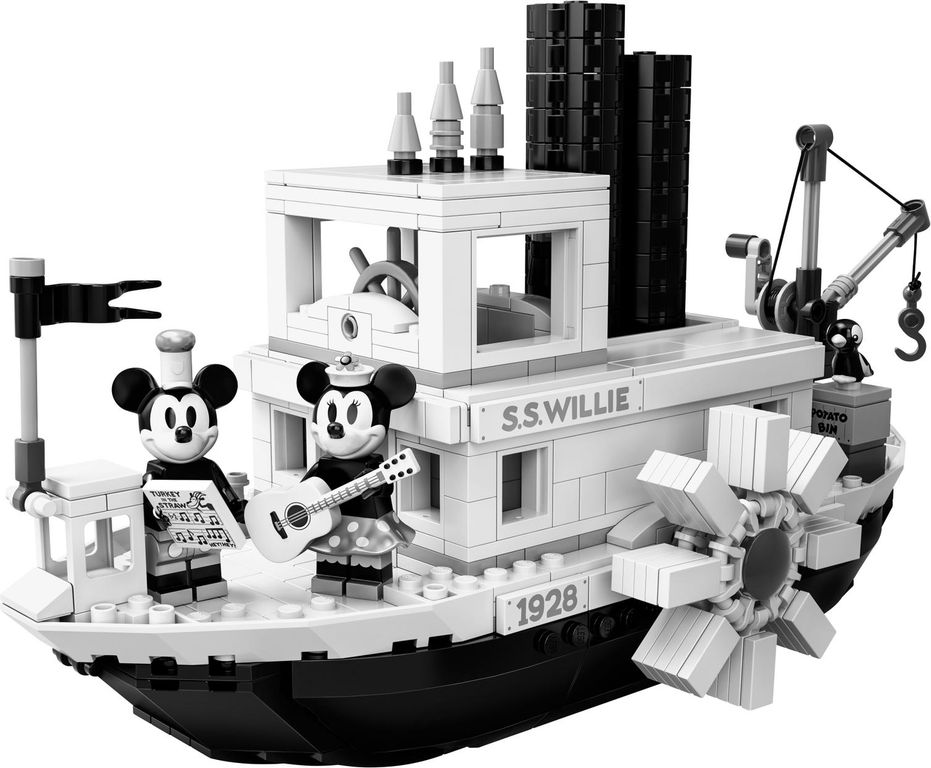LEGO® Ideas Steamboat Willie components