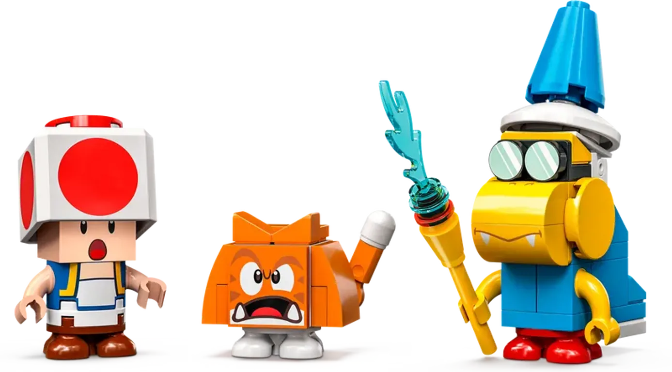 LEGO® Super Mario™ Set de Expansión: Torre de Hielo y Traje de Peach Felina personajes