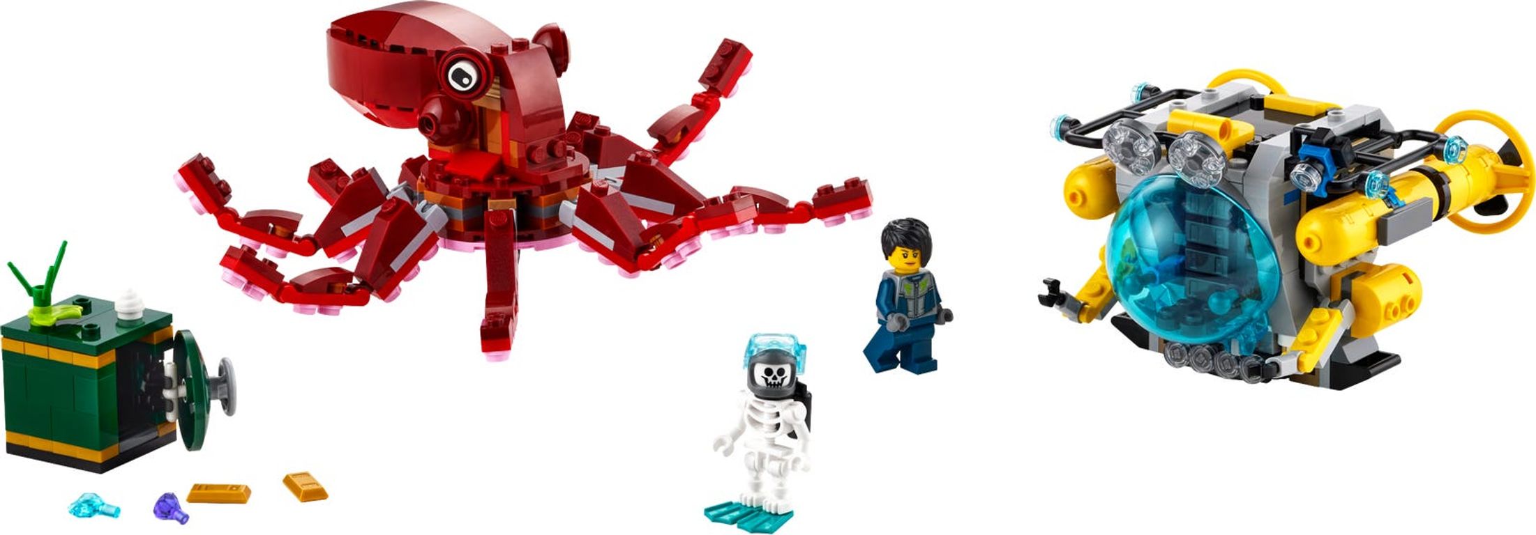 LEGO® Creator Sunken Treasure Mission components