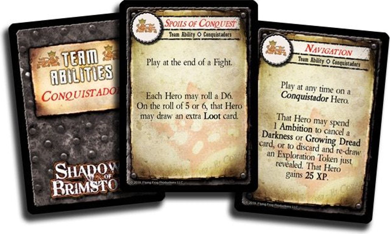 Shadows of Brimstone: Valley of the Serpent Kings cartas