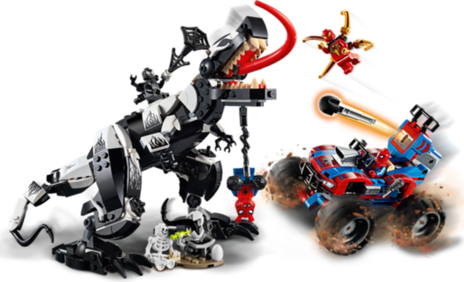 LEGO® Marvel Venomosaurus hinderlaag speelwijze