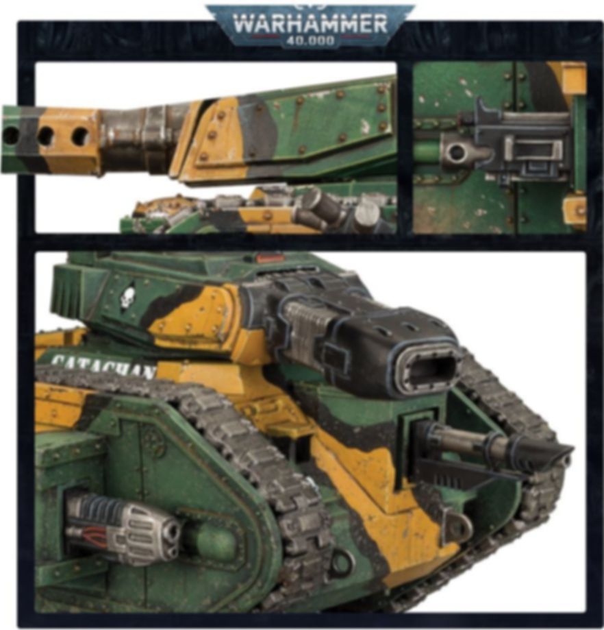Warhammer 40,000 - Astra Militarum: Leman Russ Battle Tank partes