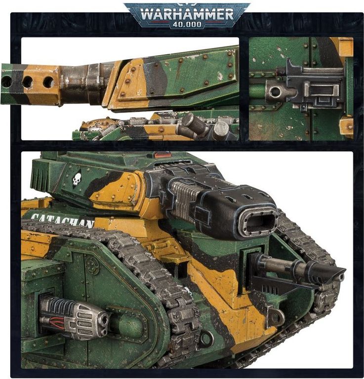 Warhammer 40,000 - Astra Militarum: Leman Russ Battle Tank components