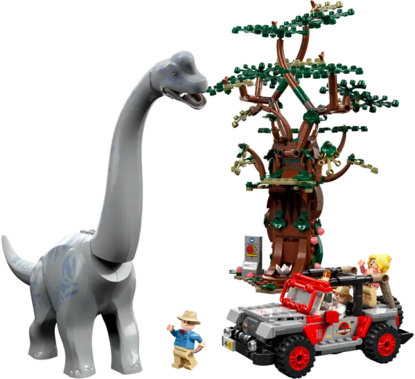 LEGO® Jurassic World Brachiosaurus Discovery components