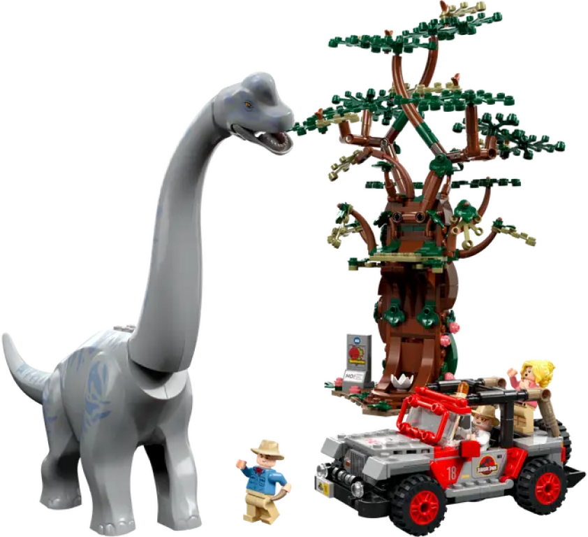 LEGO® Jurassic World La découverte du brachiosaure composants